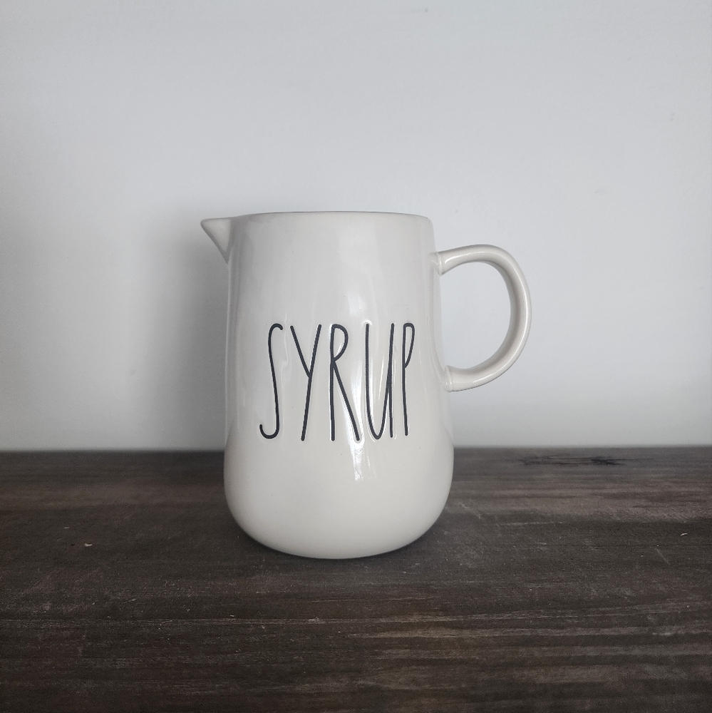 Rae Dunn Ceramic Syrup Pitcher